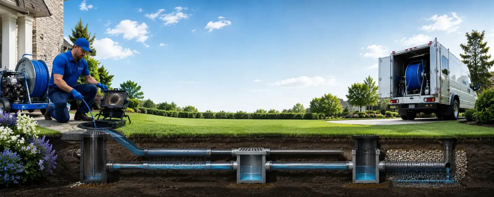 Outdoor drain cleaning information for Montgomery, MI